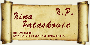 Nina Palasković vizit kartica
